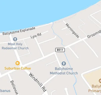 map for BALLYHOLME LOCAL MEATS