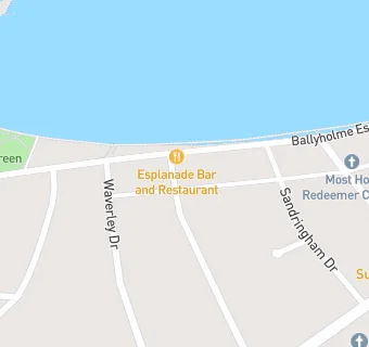 map for The Esplanade Bar and Restaurant