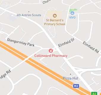 map for Collinward Pharmacy