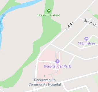 map for Castlegate And Derwent Surgery