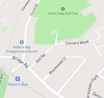 map for HELEN'S BAY GOLF CLUB