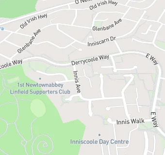 map for Inniscoole Day Centre