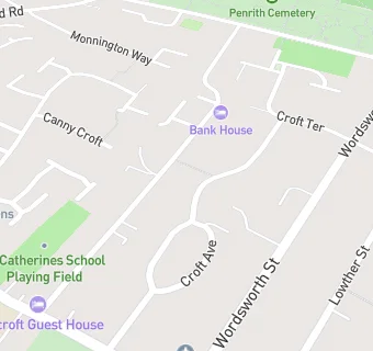 map for Croft Avenue Care Home