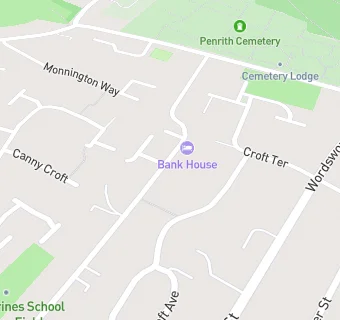 map for Bank House