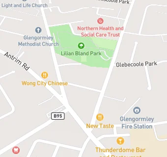 map for Apache Pizza Glengormley