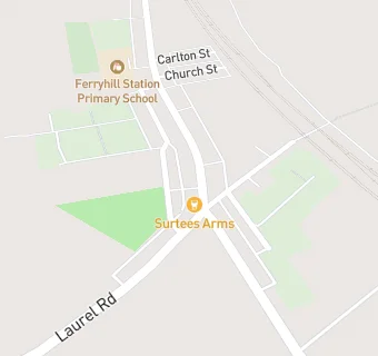 map for The Surtees Arms