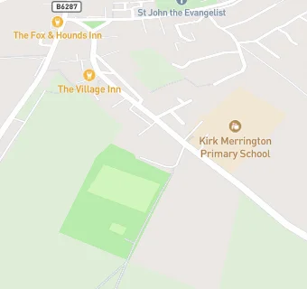 map for Kirk Merrington Pre-School