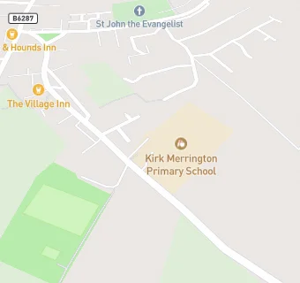 map for Kirk Merrington Primary School