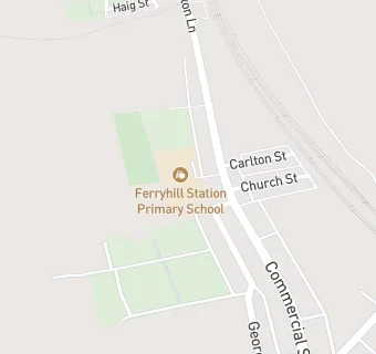 map for Ferryhill Station Primary School