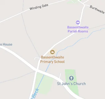 map for Bassenthwaite Primary School