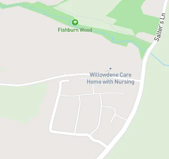 map for Willowdene Care Home