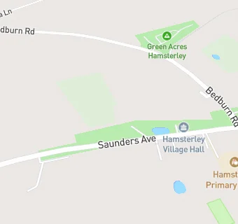 map for Hamsterley Village Hall