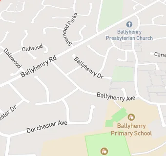 map for Ballyhenry Primary School Meals