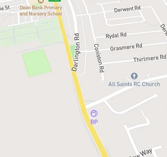 map for Dean Road Service Station