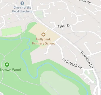 map for Hollybank Primary School Meals