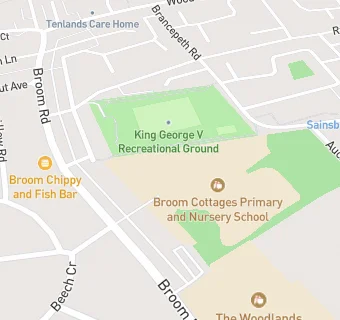 map for Broom Cottages Primary & Nursery School