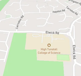 map for High Tunstall Comprehensive School