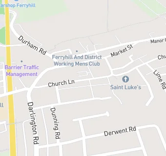 map for St Lukes Parish Centre