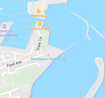 map for Tees and Hartlepool Yacht Club