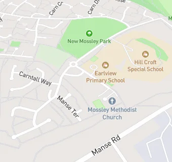 map for Earlview Primary School and Nursery- School Meals Kitchen