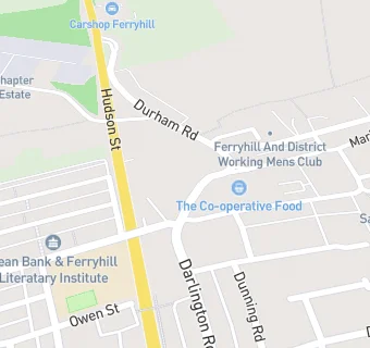 map for Bayleaf Ferryhill, Authentic Indian Restaurant and Takeaway