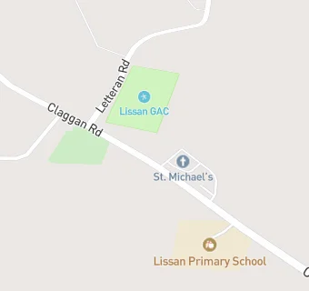 map for Lissan Primary School Meals Kitchen