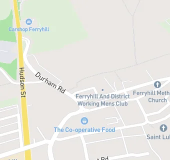 map for Ferryhill And Chilton Medical Practice