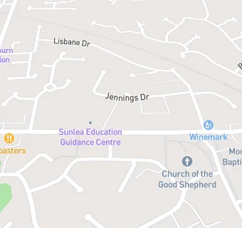 map for Newtownabbey EOTAS - Breakfast Club