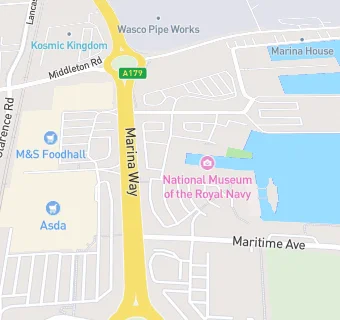 map for National Museum of the Royal Navy