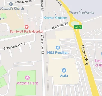 map for Asda Cafe