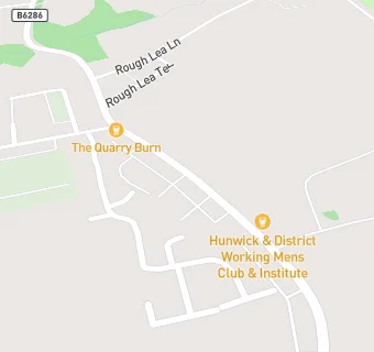 map for Hunwick & District WMC & Institute