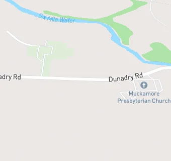 map for Muckamore Presbyterian Church