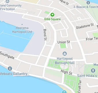 map for Hartlepool Dental Practice Group