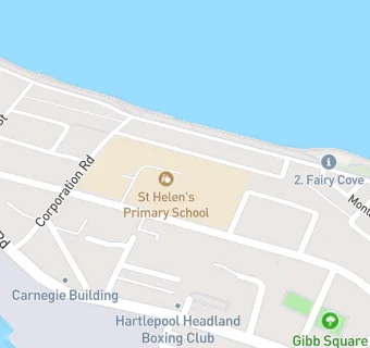 map for St Helens Primary School