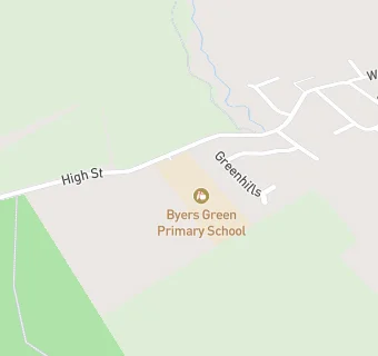 map for Byers Green Primary School