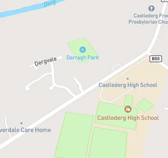 map for Castlederg High School Meals Kitchen