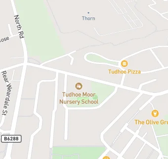 map for Tudhoe Moor Nursery School