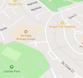 map for Ox Close Primary School