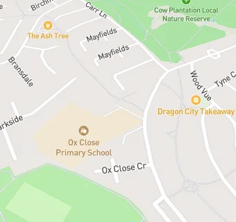 map for Ox Close Primary School