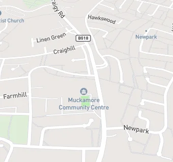 map for Muckamore Pre-School