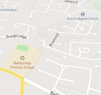 map for Ballycraigy Primary School Breakfast Club & Snacks