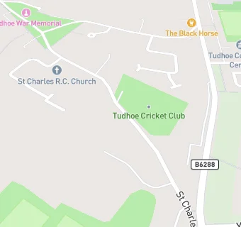 map for Tudhoe Cricket & Social Club