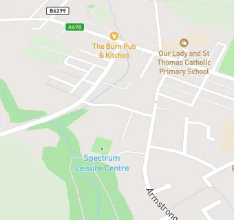 map for Spectrum Leisure Centre