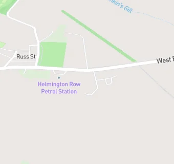 map for Helmington Row Service Station