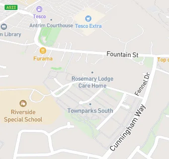 map for Riverside School Breakfast Club