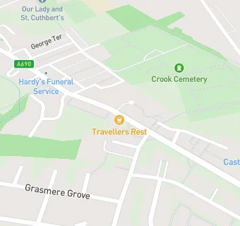 map for Travellers Rest