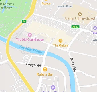 map for Ruby’s Bar