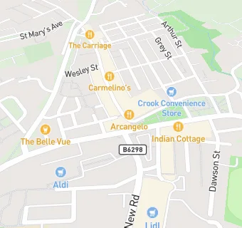 map for Greggs