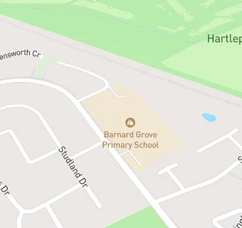 map for Barnard Grove Primary School