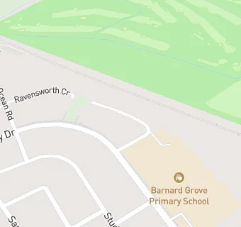 map for Barnard Grove Primary School